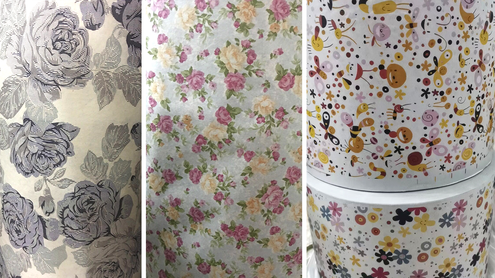 Width 40CM Children Orthotic Transfer Paper Customized Color Flowers ...