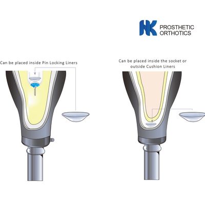 XXL ALPS Prosthetic Liners , ALPS Padsil Silicone Distal Pad