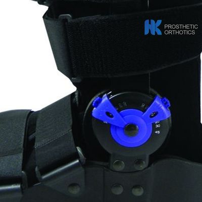 Black Orthotic Brace , CE Walking Boot For Sprained Ankle