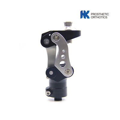 Aluminium7075 Polycentric Four Bar Mechanical Knee Joint Pyramidal Connection